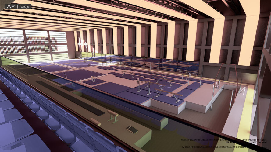 Ankara - Etimesgut Cimnastik Salonu Proje (2)